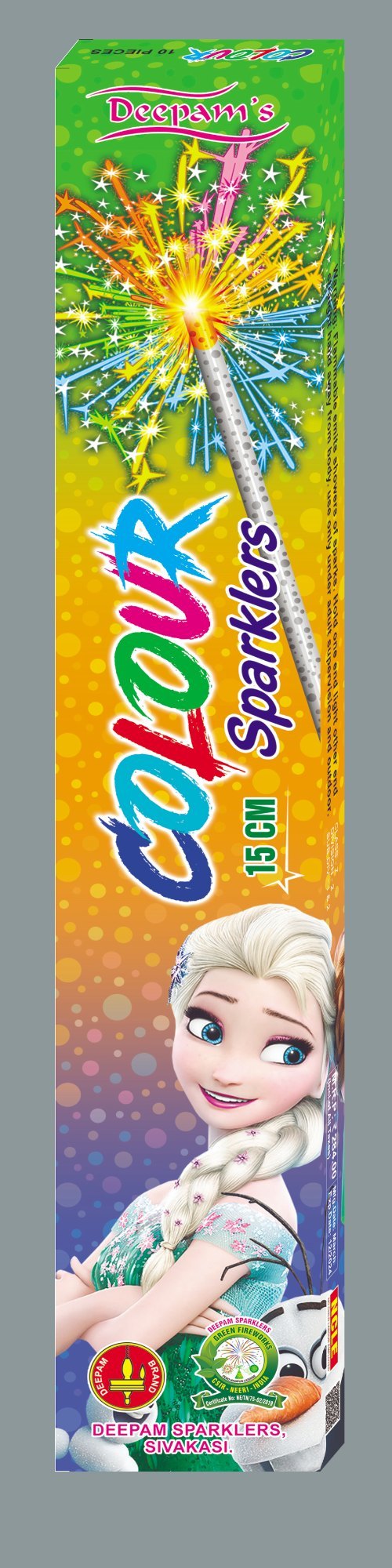 7CM COLOUR SPARKLERS