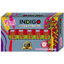 INDIGO RED & GREEN COLOUR